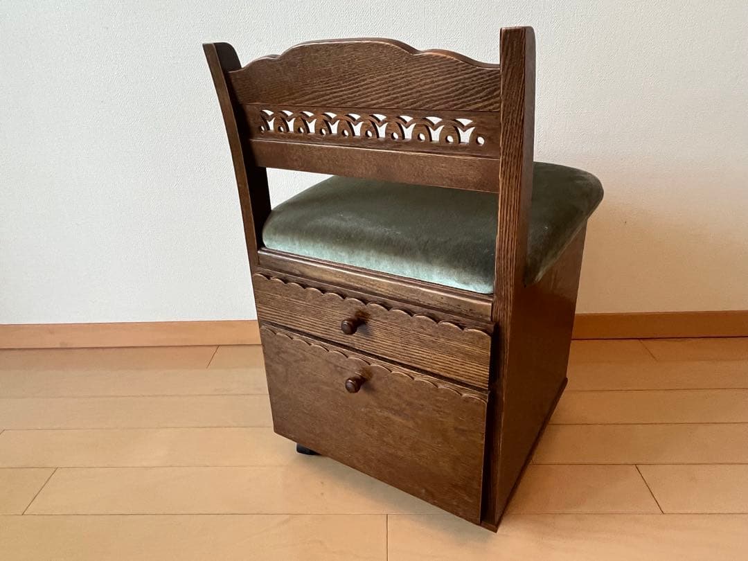 美品 定価21万円 パリの雑貨屋 ライティングビューロー チェア ドレッサー