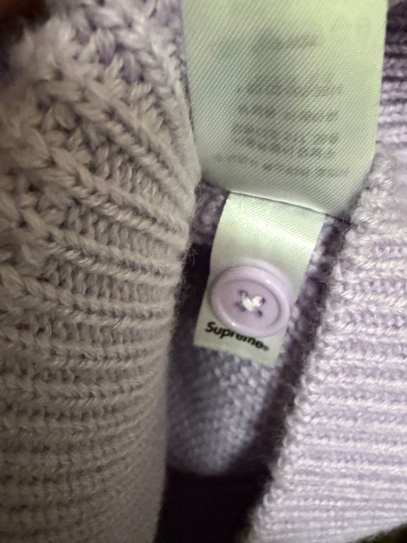 トップス Supreme Small Box Polo Sweater lavender