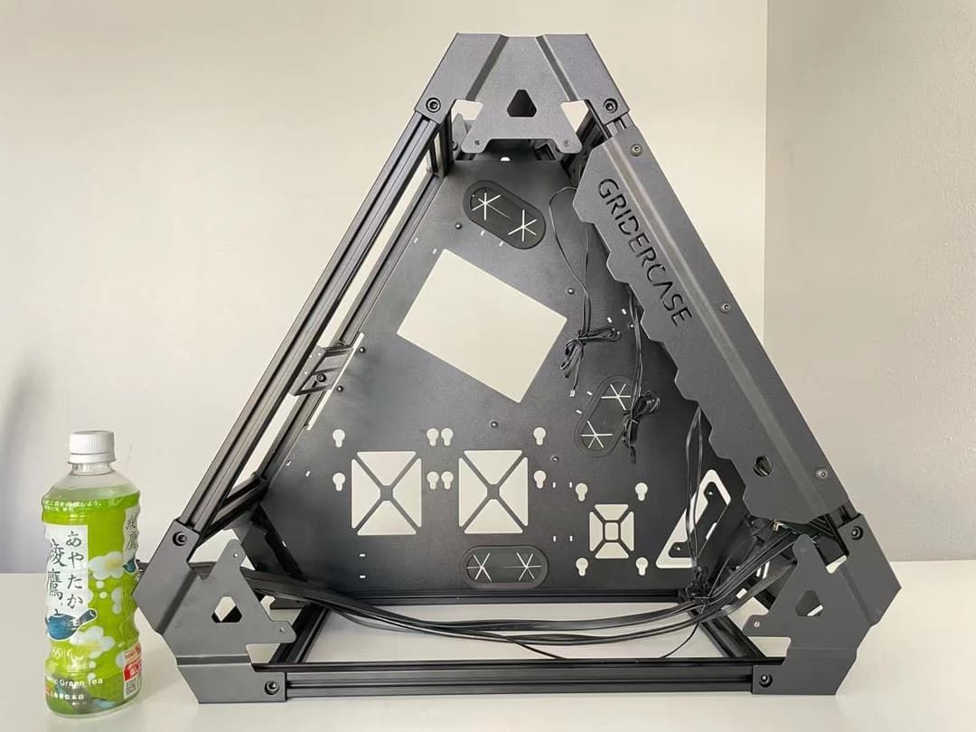 新品！VEDDHA 水冷却オープンエアフレーム三角形+ミュートファン3点