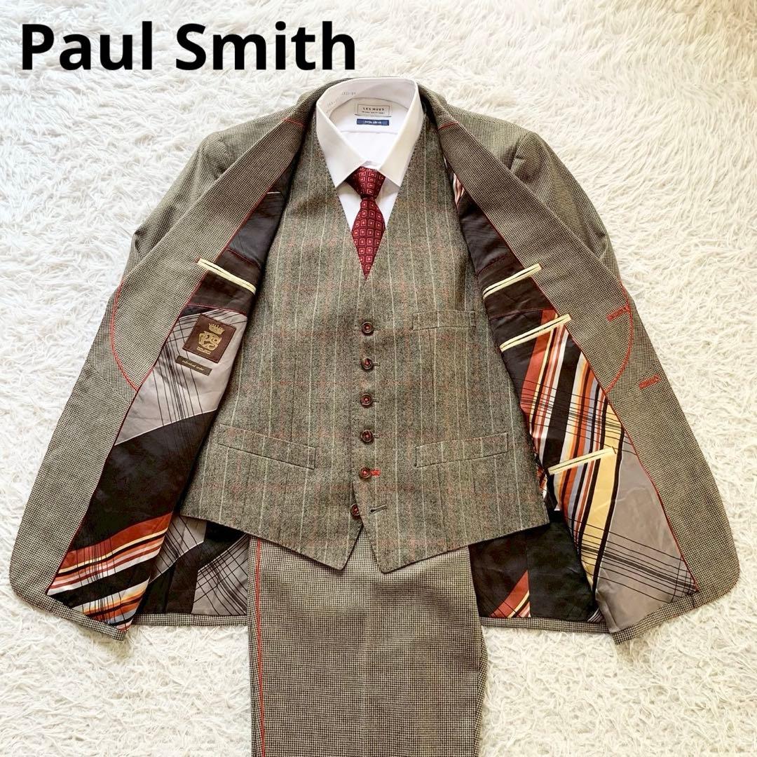 Paul Smith　千鳥格子　3ピース　ポールスミス　スーツ　セットアップ
