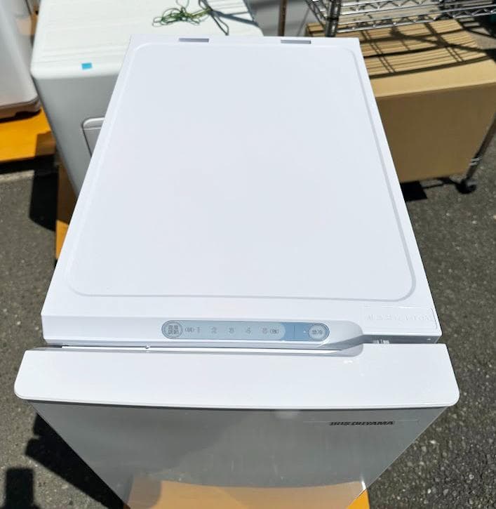 ★644 美品 アイリスオーヤマ 1ドア冷凍庫 80L 2023年製 取説付