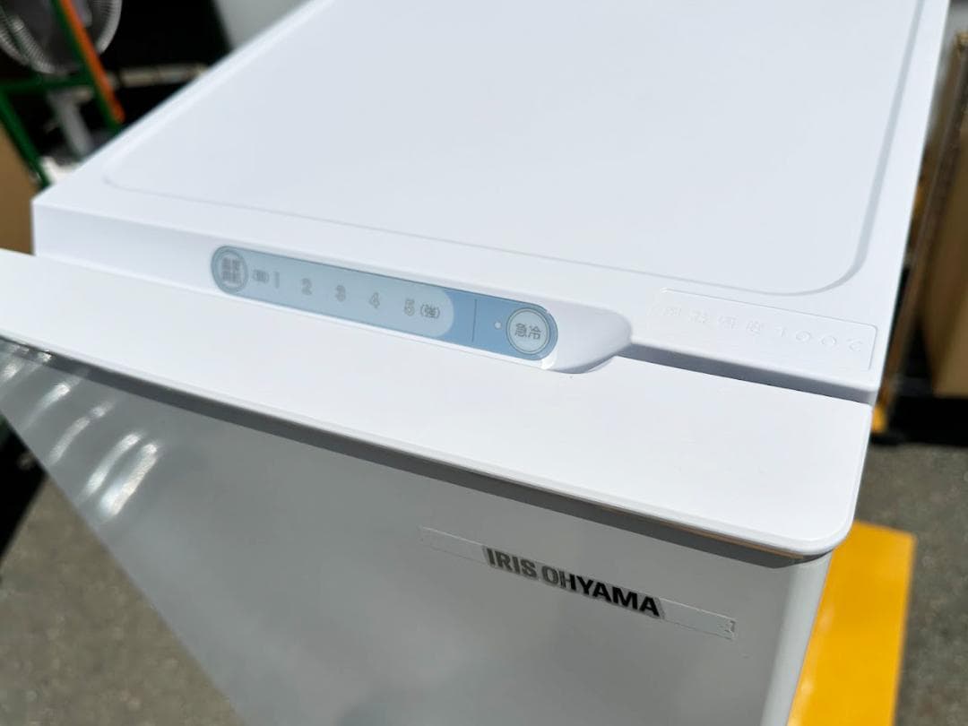 ★644 美品 アイリスオーヤマ 1ドア冷凍庫 80L 2023年製 取説付