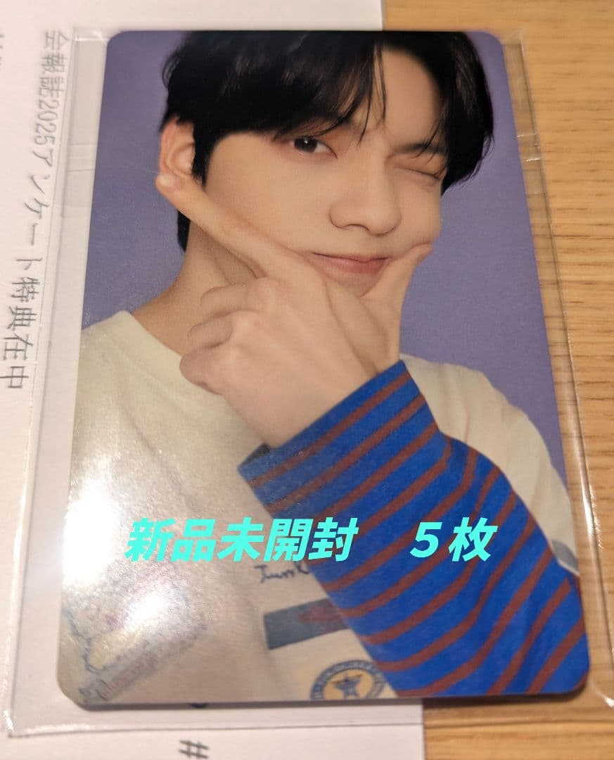 TXT 2025 FC アンケート特典 トレカ 5枚