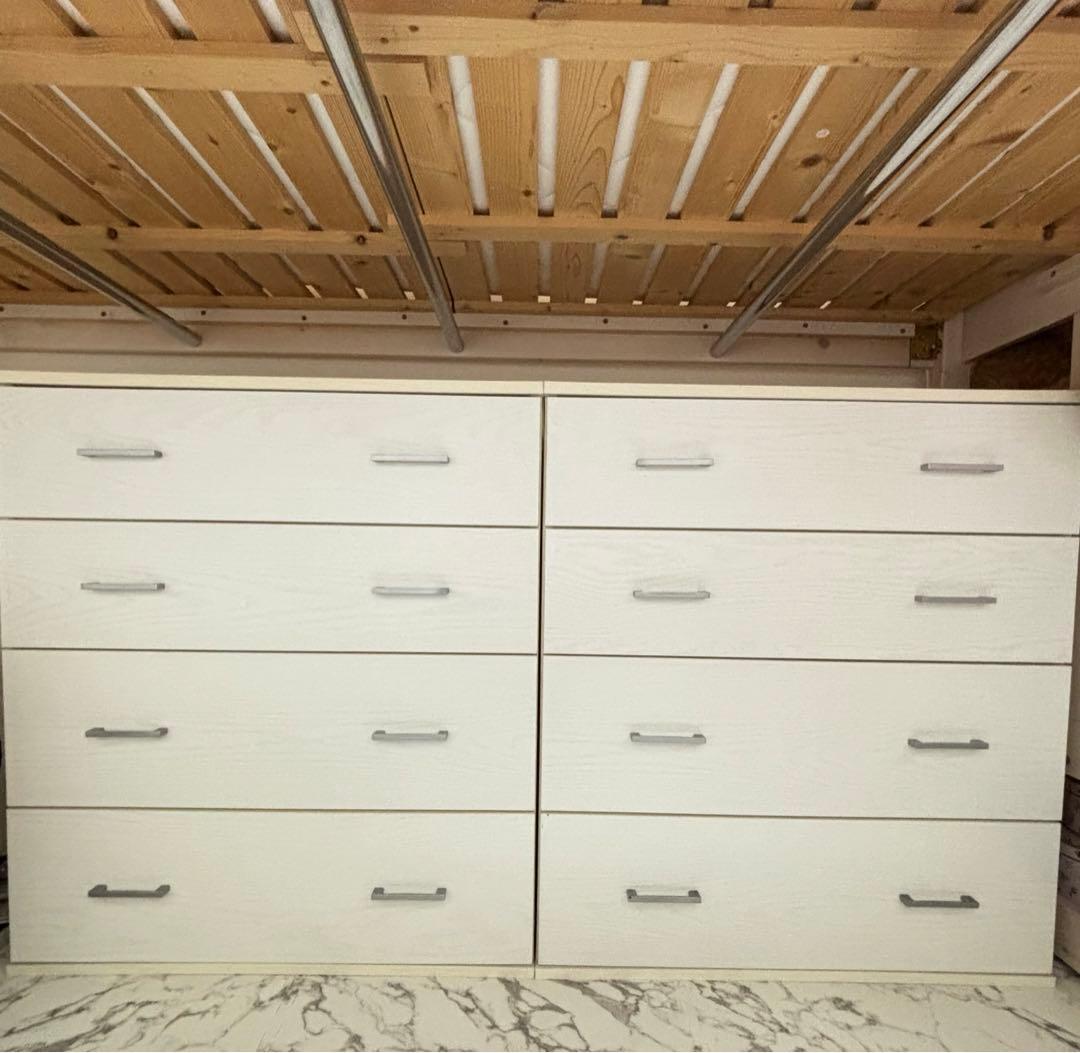 【はんこや】ホワイト4段チェスト