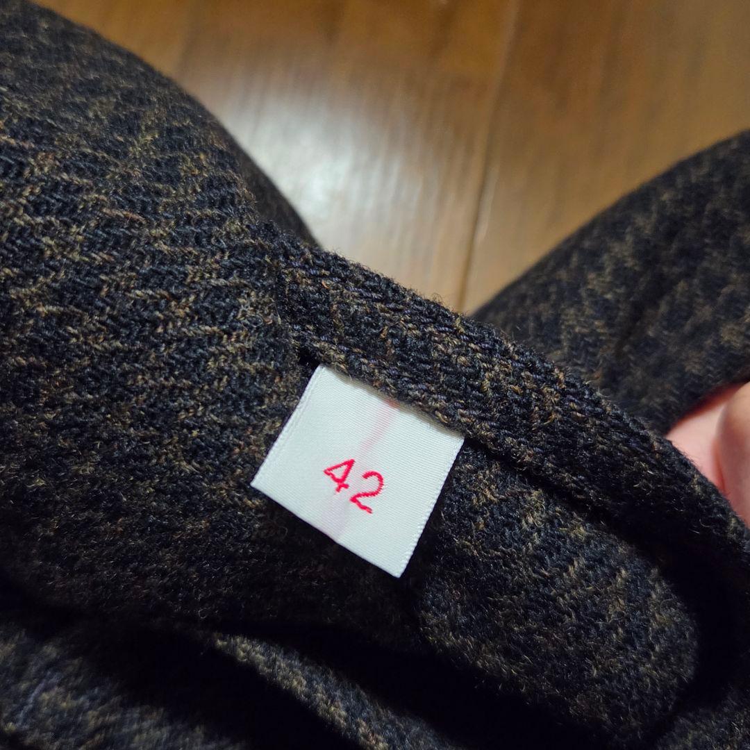 Atlast&Co 千鳥柄 ウール ベスト