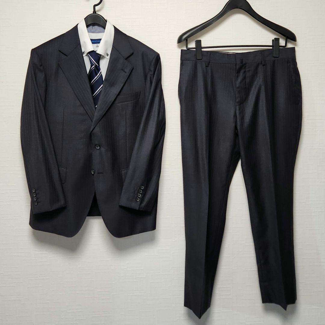 五大陸　×　ロロピアーナ　スーパー130's　メンズ　スーツ　シルク混