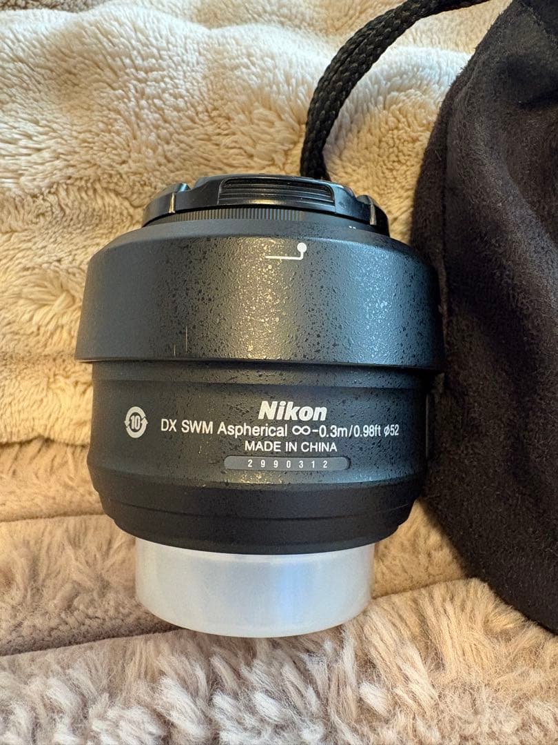 Nikon単焦点レンズAF-S DX NIKKOR 35mm f/1.8G袋つき