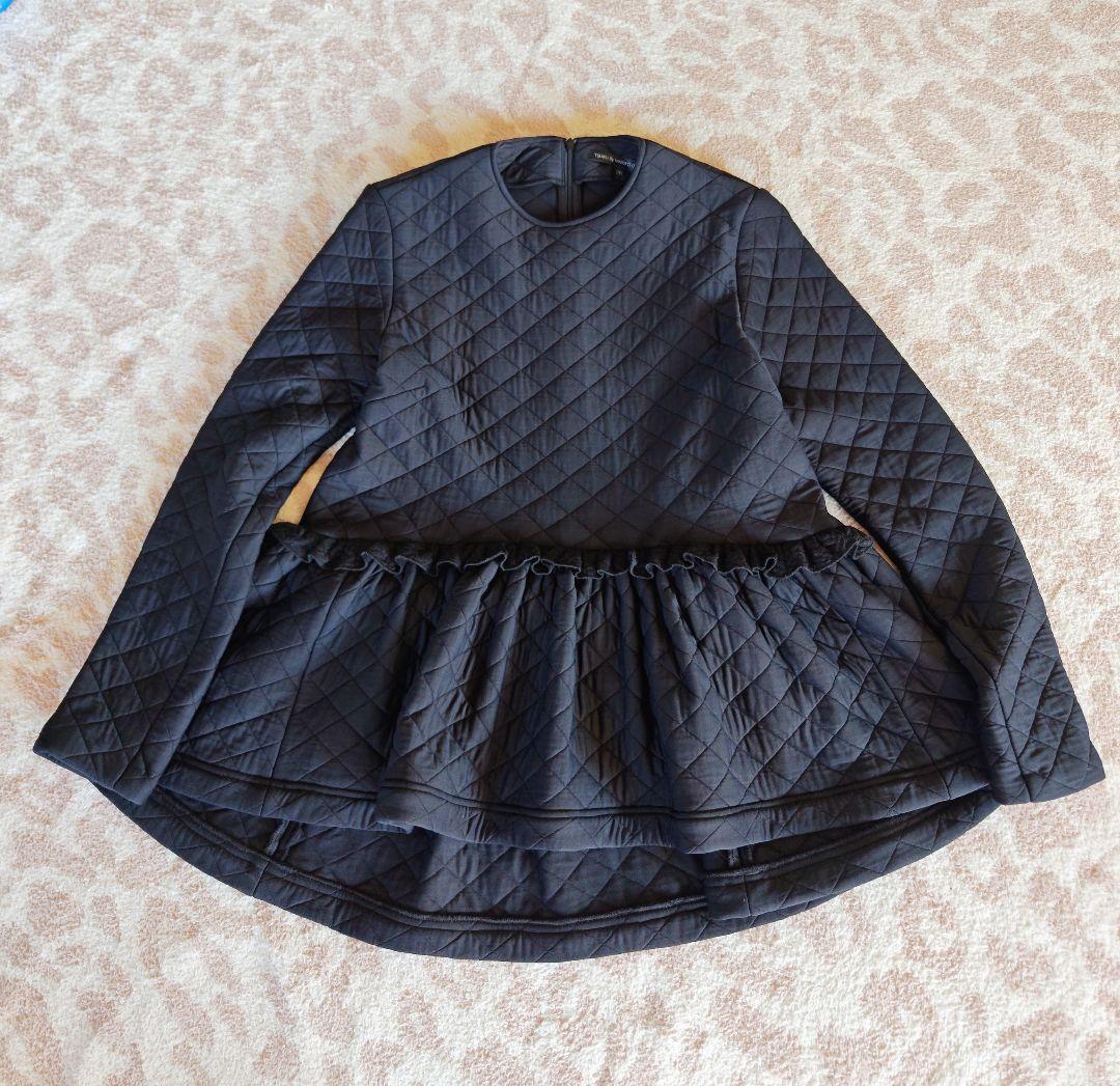 美品　TSURU By MARIKO OIKAWA ペプラム　黒