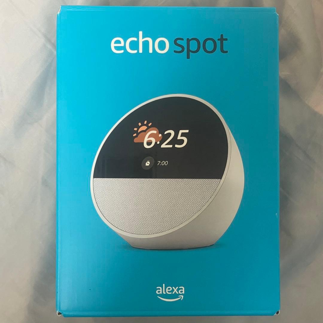 Amazon Echo Spot スマートアラームクロック　グレーシャーホワイト