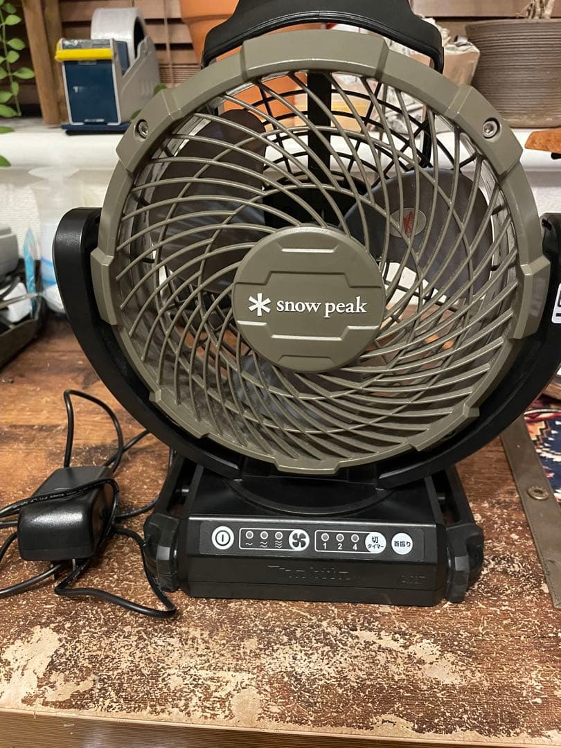  peak フィールドファン　ACアダプター付き