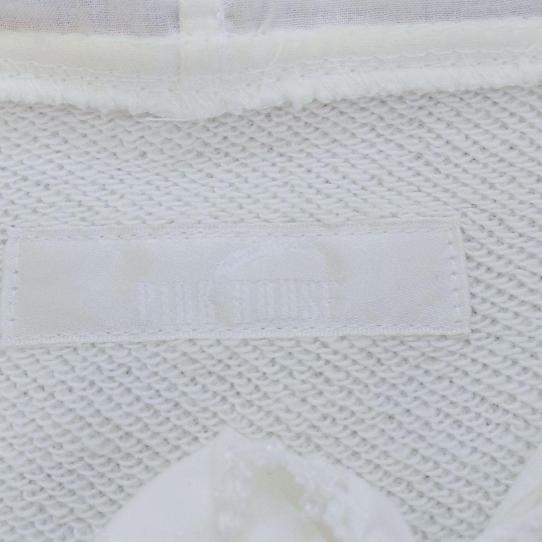 ピンクハウス　パーカー　刺繍　フリル　ロング丈　ポケット　花柄　リボン