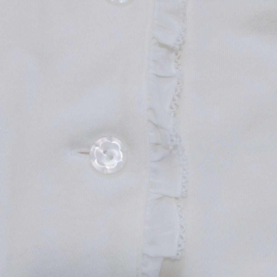 ピンクハウス　パーカー　刺繍　フリル　ロング丈　ポケット　花柄　リボン