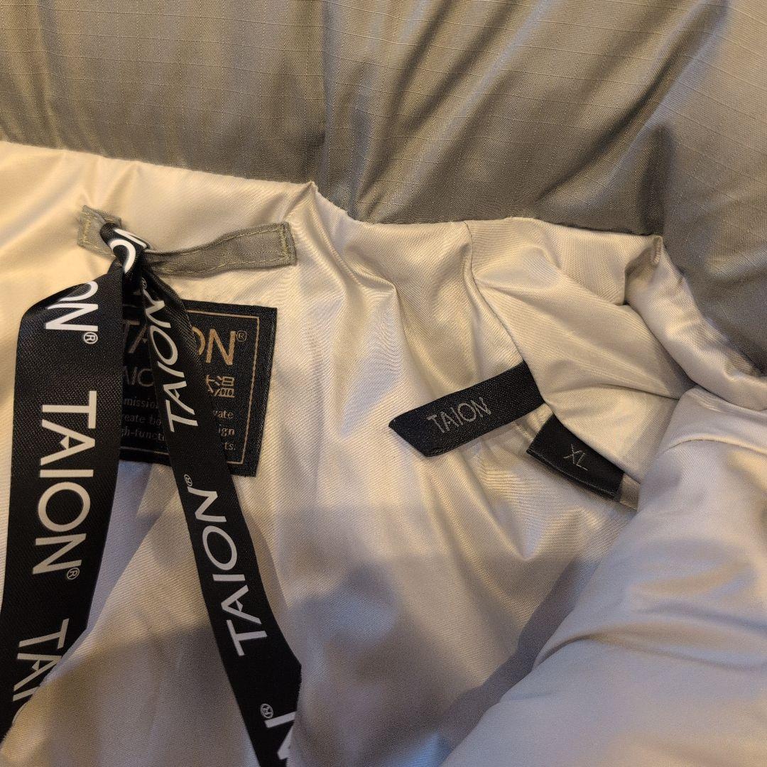 TAION タイオン LEVEL7 ダウンジャケット　XLサイズ