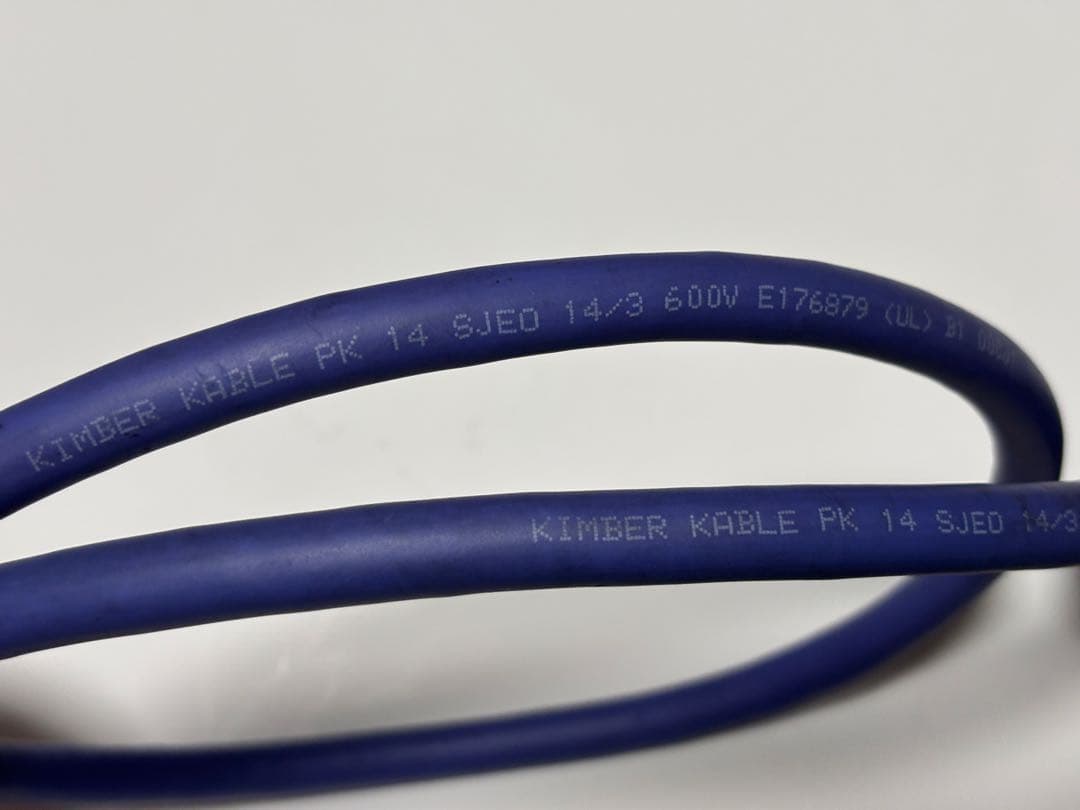 ■キンバー KIMBER高級電源ケーブル ＰＫ１４Ｇ◆ノイズ遮断テープ高音質UP