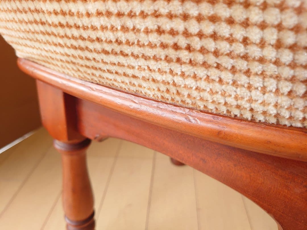 アンティーク 木製椅子 コスメティックチェア ウッドチェア