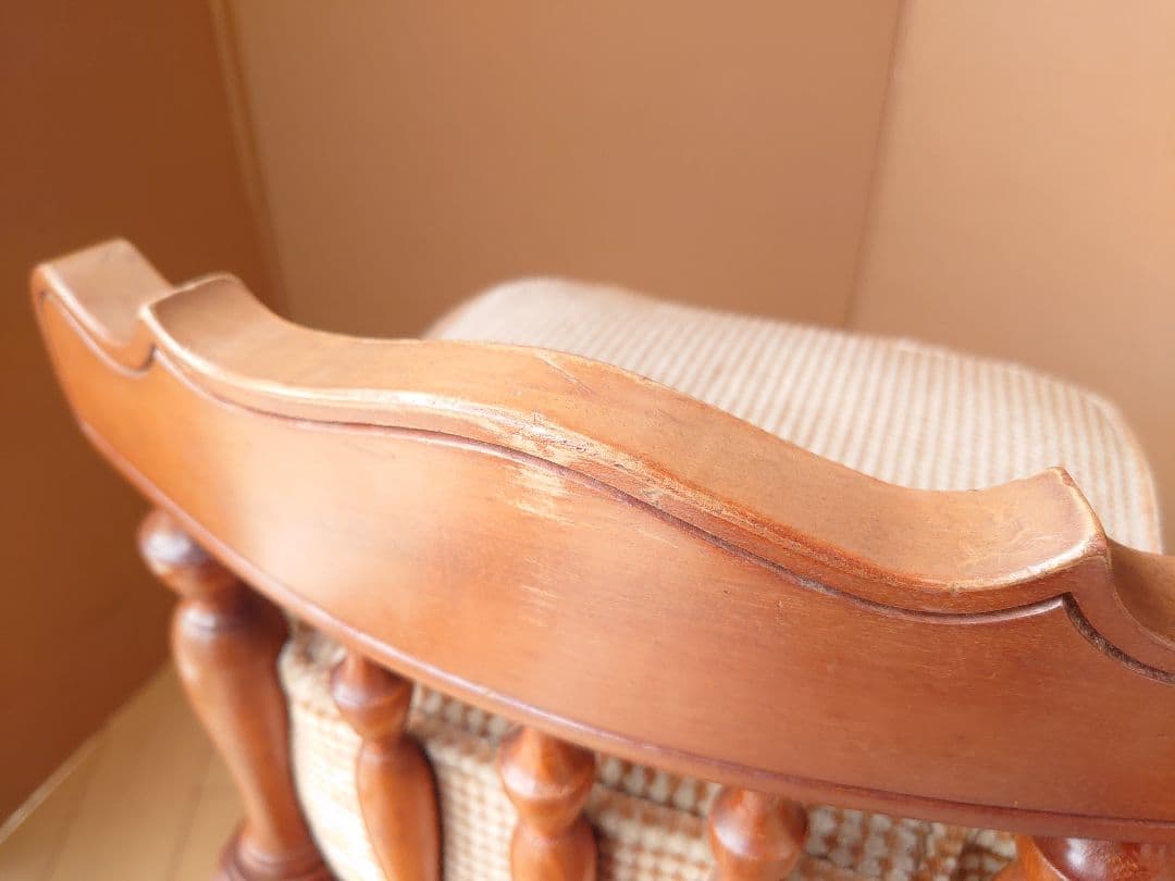 アンティーク 木製椅子 コスメティックチェア ウッドチェア