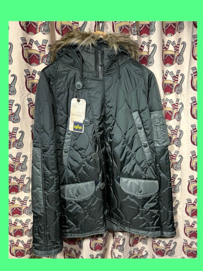 ★くまげ★ アルファ インダストリーズ★Nー3B★X-LARGE★