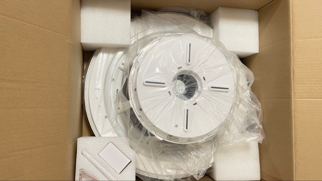 新品！シーリングファンライト♥12畳 首振り ファン付き LEDシーリングライト