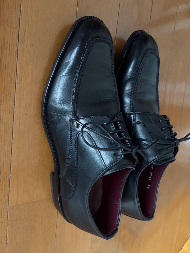 REGAL Worth Collection ブラックレザー ドレスシューズ