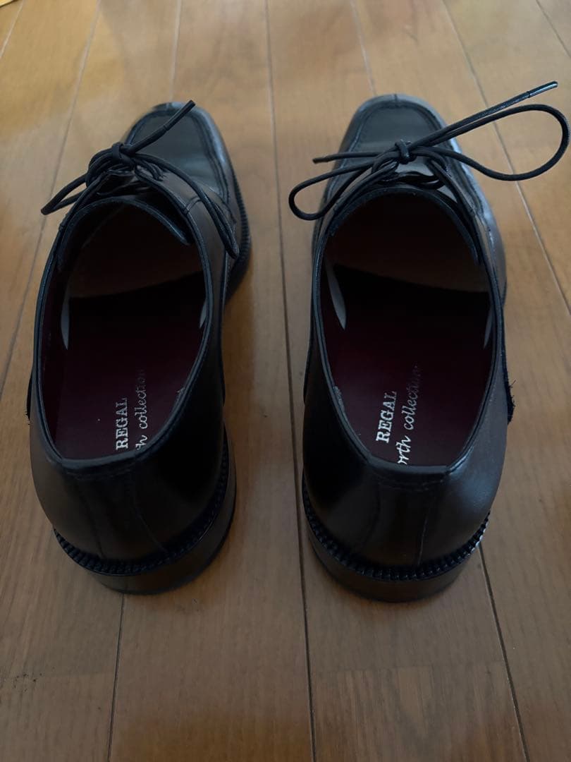 REGAL Worth Collection ブラックレザー ドレスシューズ