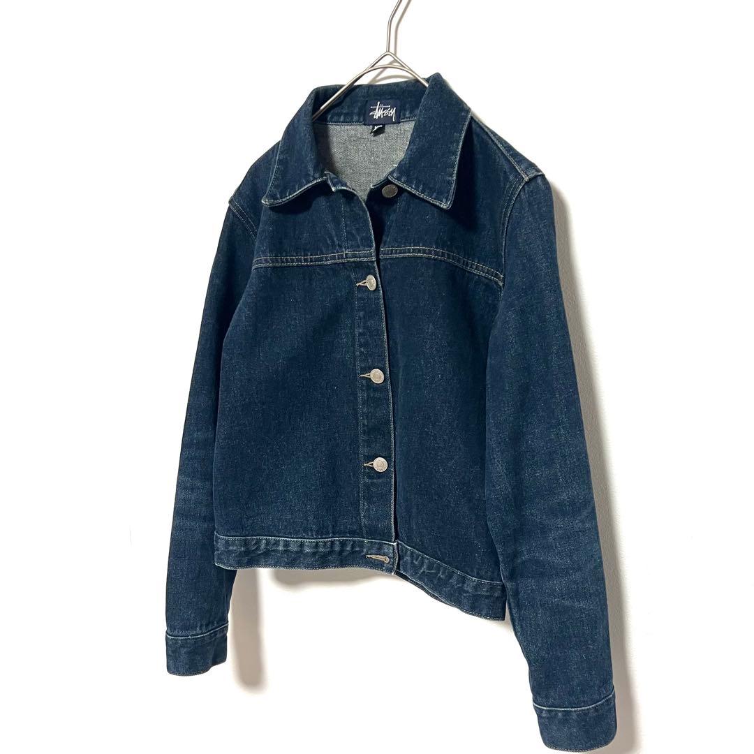 【希少】 Old Stussy デニムジャケット USA製 紺タグ