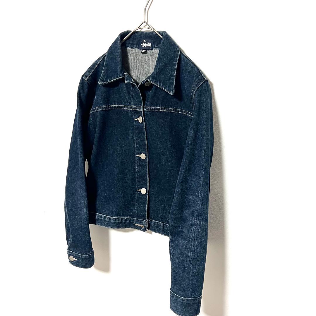【希少】 Old Stussy デニムジャケット USA製 紺タグ