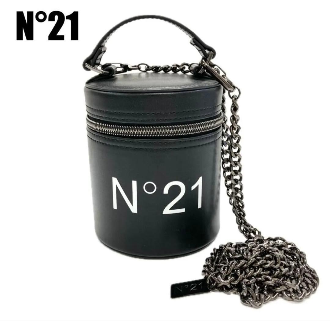 N°21 ブラック ドラムバッグ
