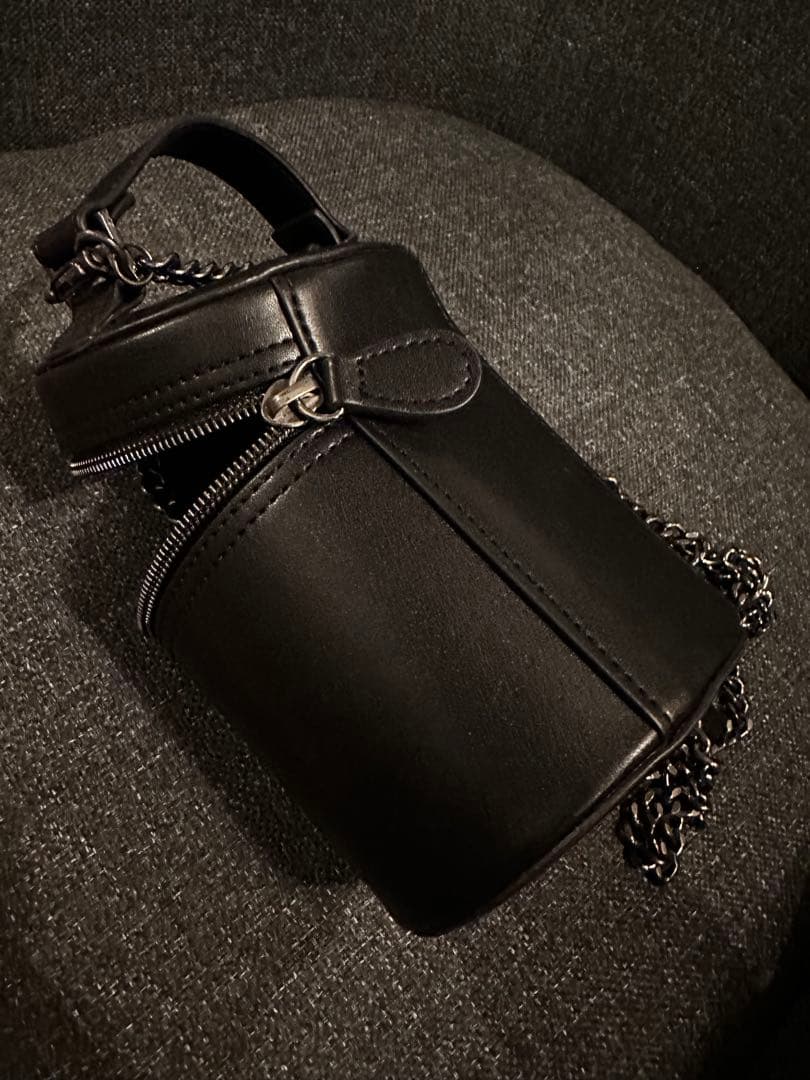 N°21 ブラック ドラムバッグ