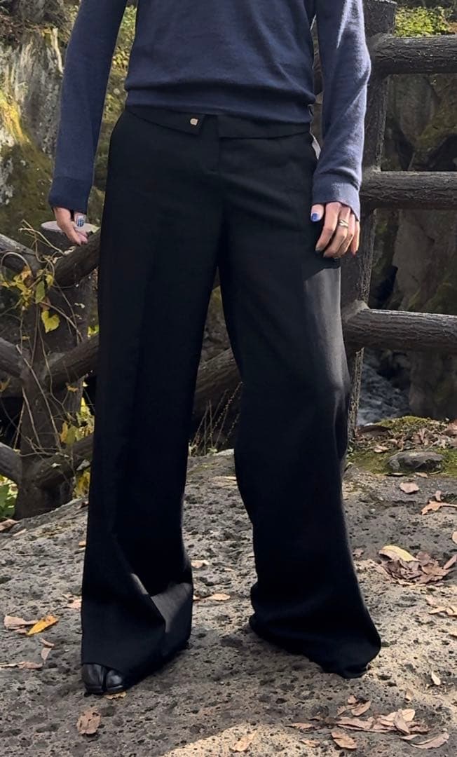 s*a様 ACNE STUDIOS ブラック テーラード パンツ 36