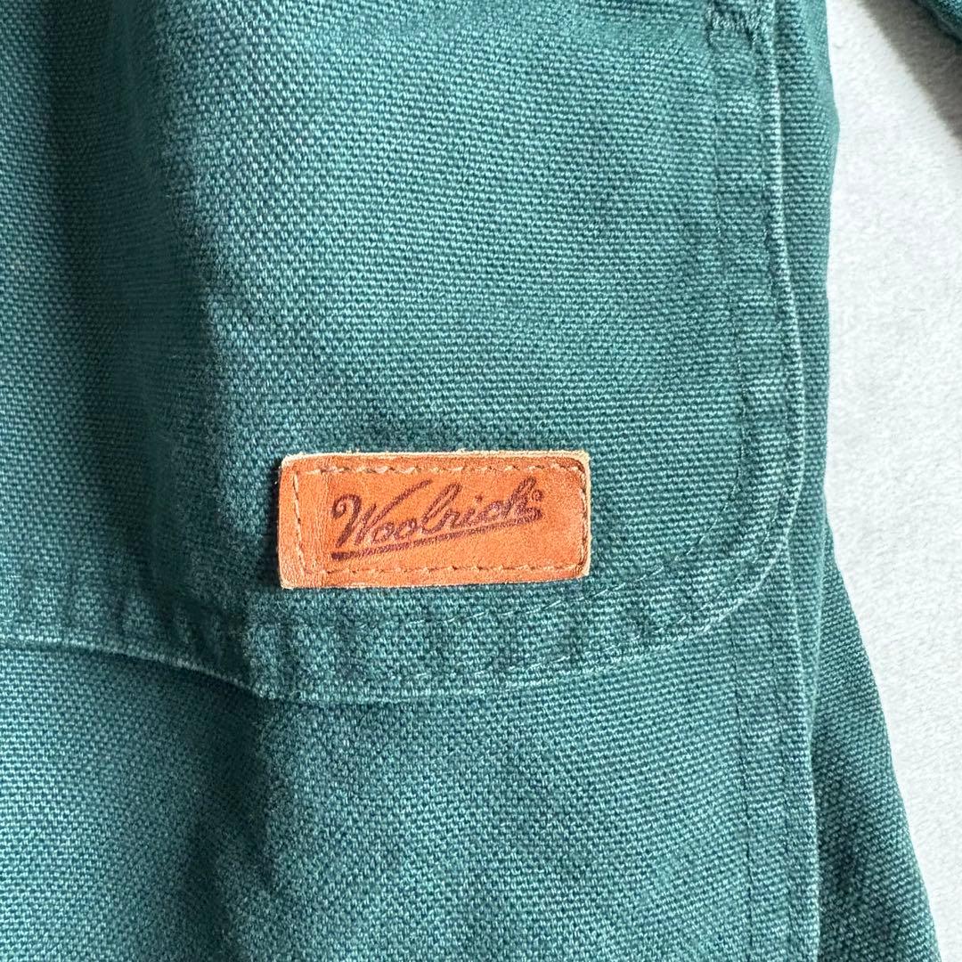 90s USA製 ウールリッチ　ハンティングジャケット　ライナー付き　レザー襟