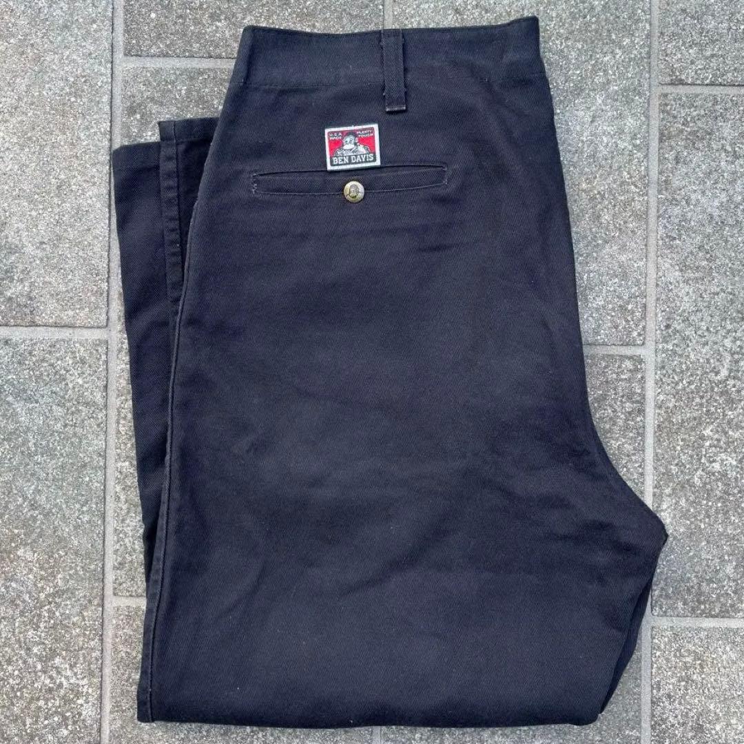 90s ben davis フリスコパンツ ブラック USA製 大セール中！
