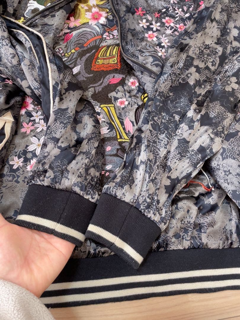 GARO雅結スカジャンL リバーシブル中古品