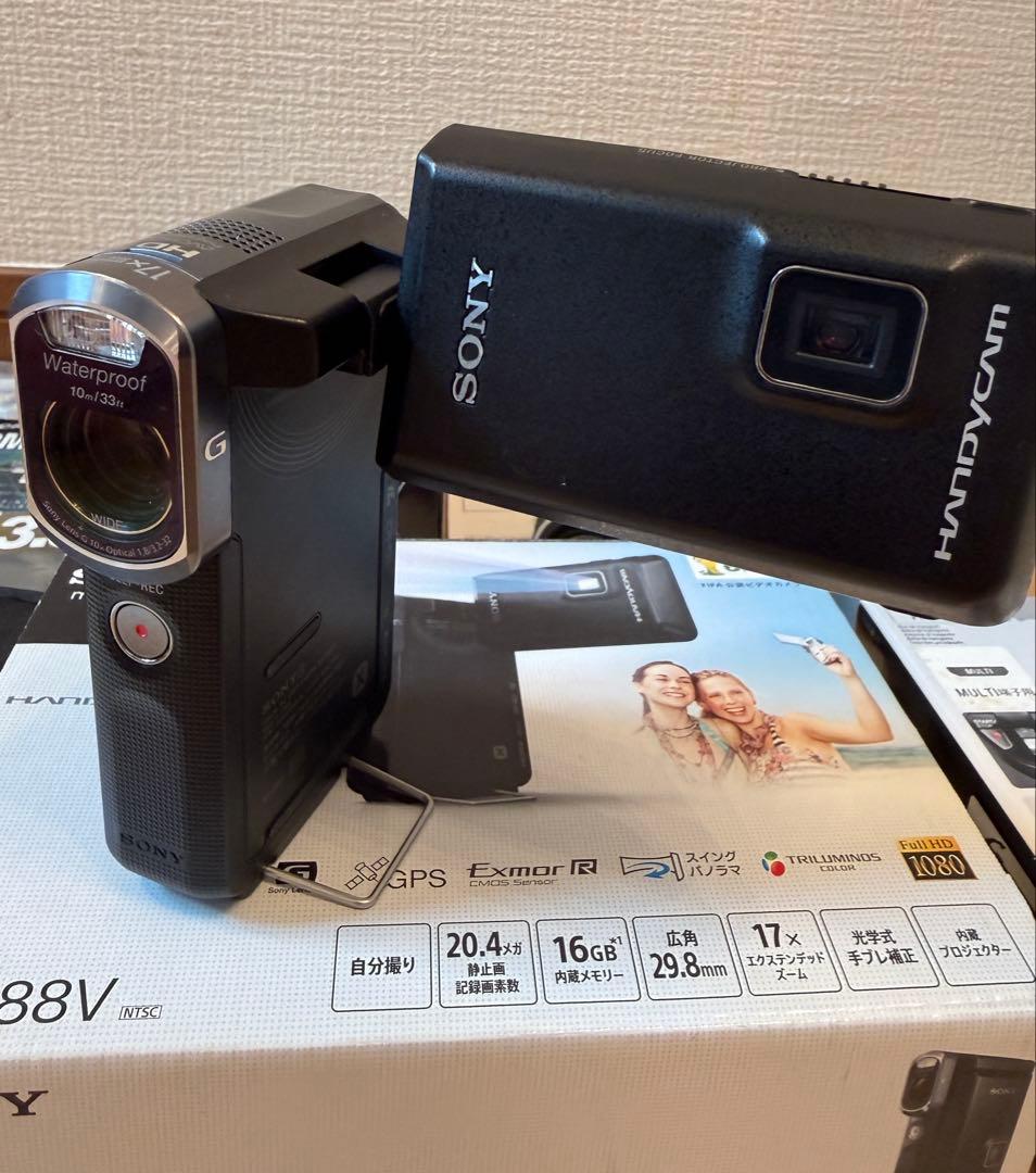 ソニー HDR-GWP88 ビデオカメラ 防水ワイコン　GP-VPT1 多数