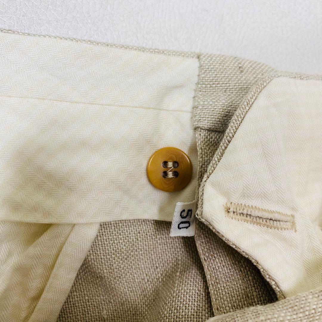 Emilio Rota TIE YOUR TIE ピュアリネン スラックスパンツ