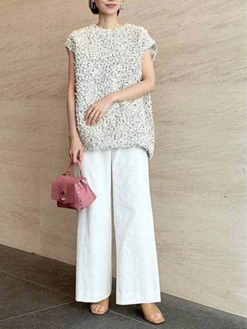 最終❤︎美品❤︎EFFE BEAMS❤︎カラミリボンブラウス