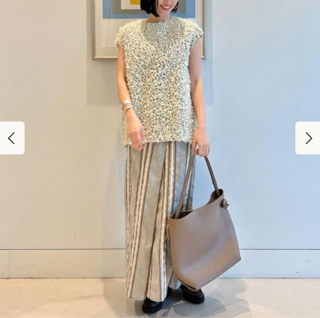 最終❤︎美品❤︎EFFE BEAMS❤︎カラミリボンブラウス