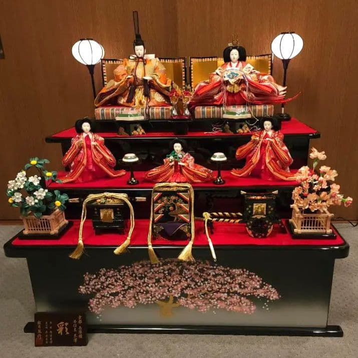 松月　雛人形 3段飾り　①/2