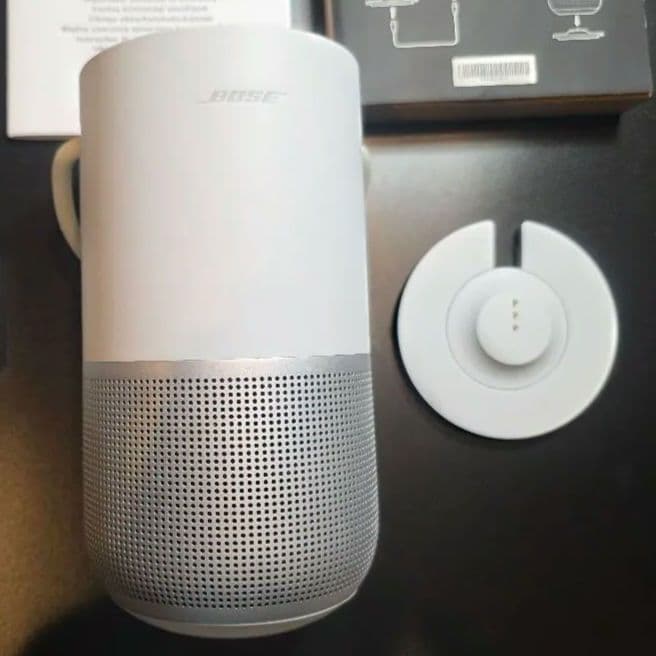 Bose Portable Smart Speaker ホワイト クレードル付き