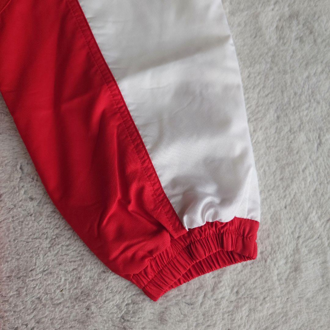 タグ付き SSK セットアップ ウインドブレーカー XOサイズ 白赤