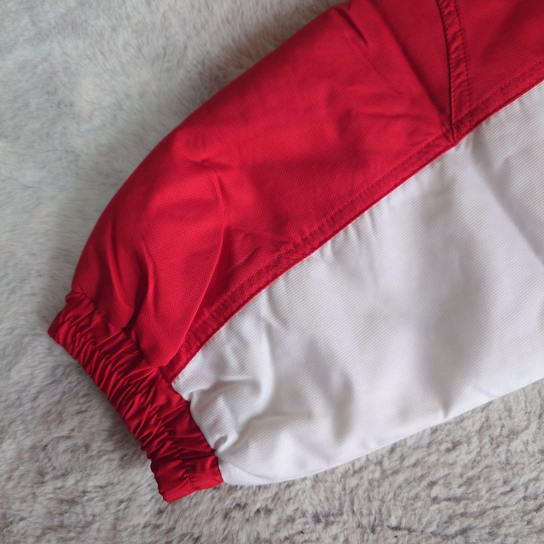 タグ付き SSK セットアップ ウインドブレーカー XOサイズ 白赤