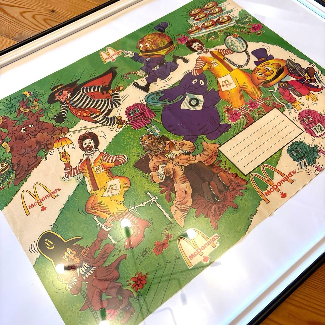 レア！　76年　マクドナルドランド　キャラクター　ポスター　グリマス　ロナルド