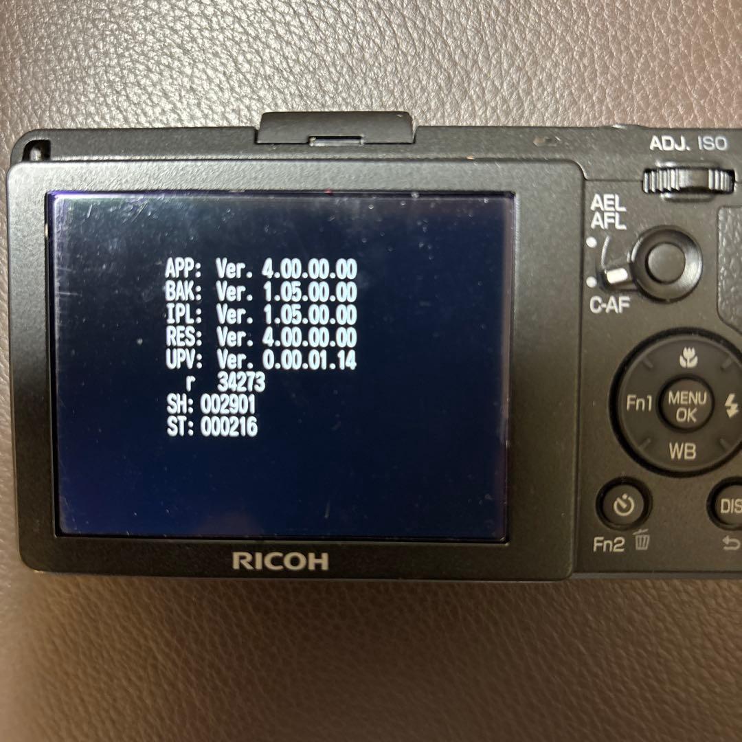 ★完動美品★RICOH GR ／専用革ケース付 ★僅少 シャッター数2901