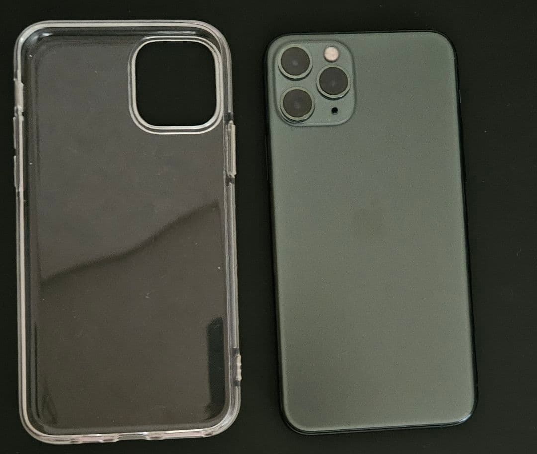 iPhone 11 pro 64gb ミッドナイトグリーン バッテリー 77％