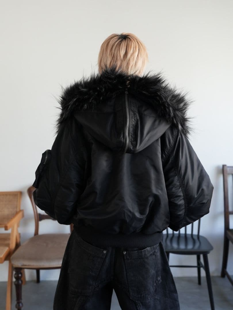 ジャケット・アウター N-2B cropped hood blouson (nylon)