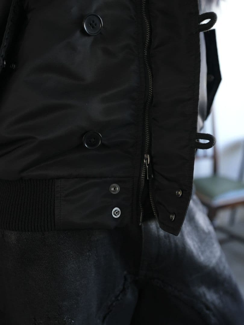 ジャケット・アウター N-2B cropped hood blouson (nylon)