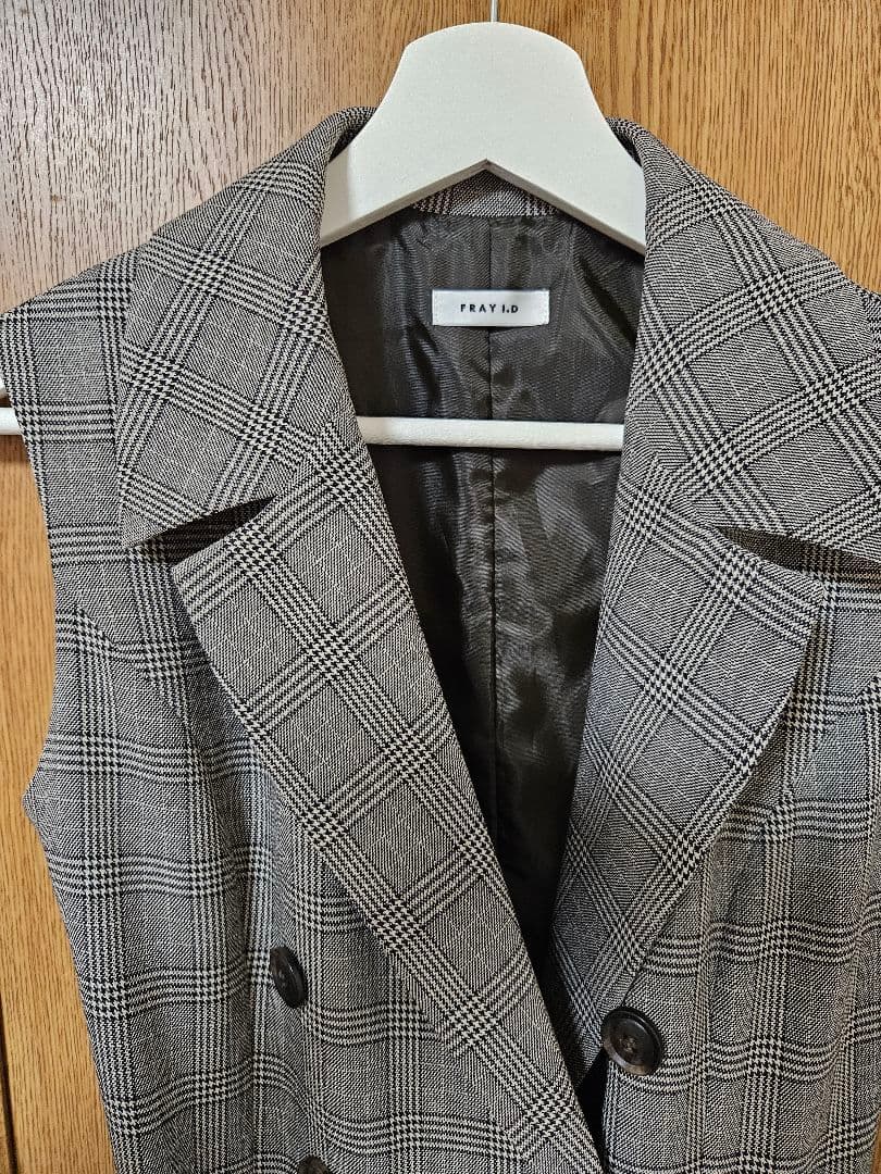 FRAY I.D ダブルブレストアシメデザインワンピース