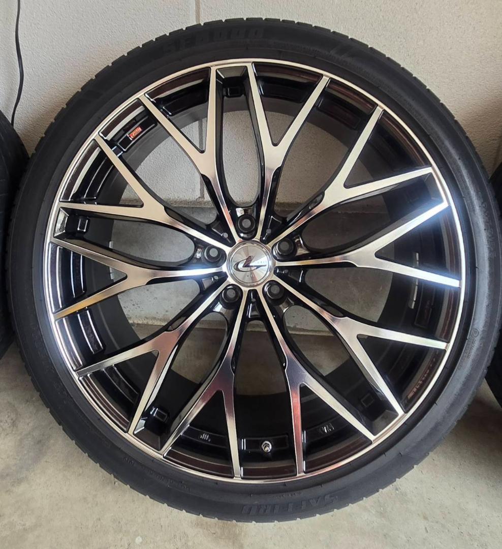 【送料込み】Weds レニオスMX 21inch×4本 タイヤ付き ！！