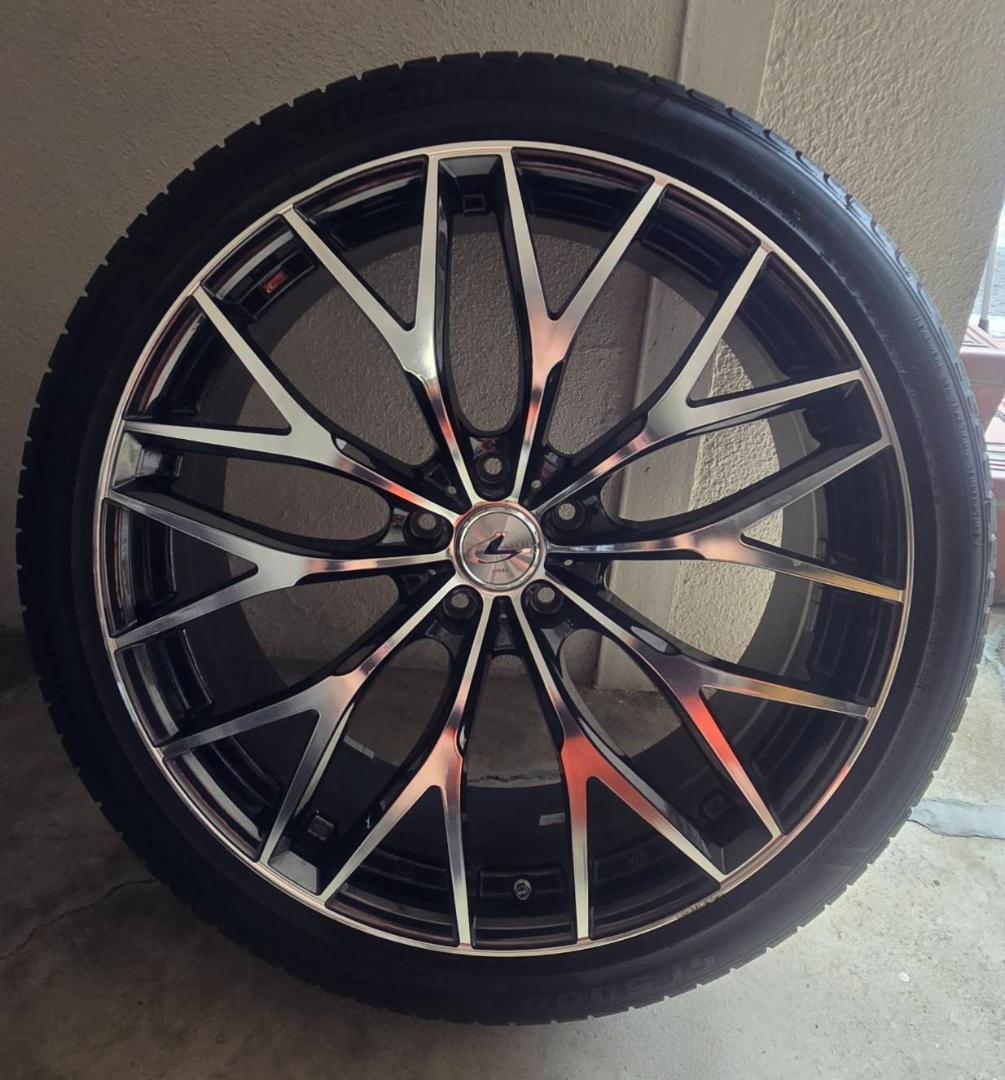 【送料込み】Weds レニオスMX 21inch×4本 タイヤ付き ！！