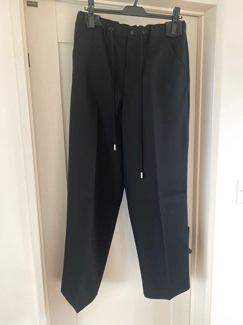 THE RERACS 含浸ウールギャバイージースラックス