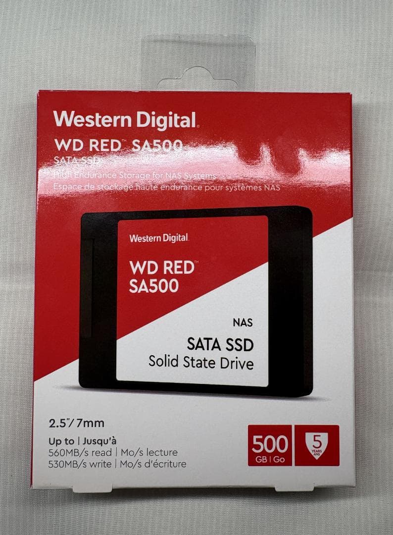 WD Red 500GB 内蔵型SSD
